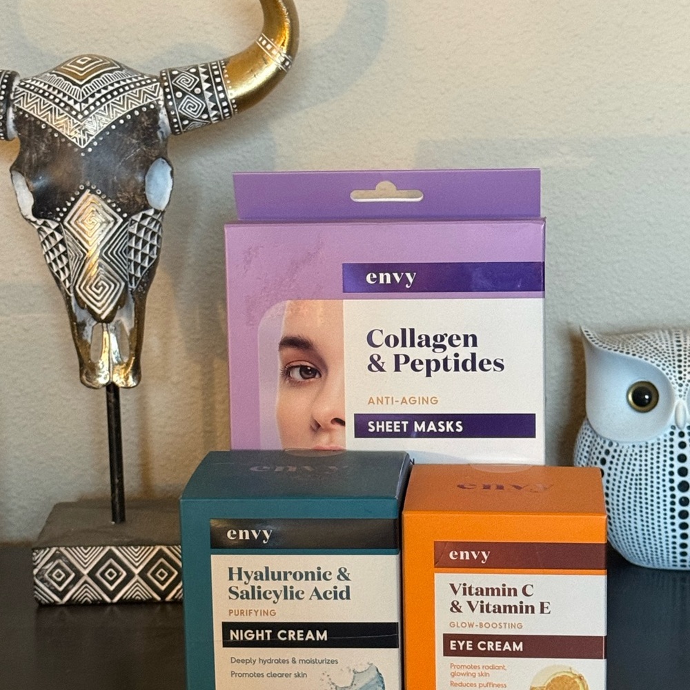 Envy Skincare Collection - Purple, Orange, Teal
